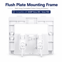 Kit de fixation de plaque de chasse réglable compatible Verso 350/1100 pour réservoir encastré et toilettes suspendues