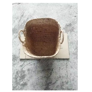 Organisateur multifonction durable de jacinthe d'eau naturelle vintage vente en gros grands bacs de rangement carrés 3 boîtes de rangement bacs - Product Image 2