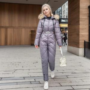 Nuevo diseño de alta calidad Unisex cálido transpirable traje de esquí de invierno traje de nieve con tela Polartec al aire libre moda deportes Sudadera con capucha - Product Image 2