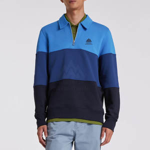 เสื้อสเวตเตอร์แขนยาวแบบสวมหัวมีซิปครึ่งระบายอากาศสำหรับผู้ชายเสื้อสเวตเชิ้ตจากผู้ผลิตในปากีสถาน - Product Image 3