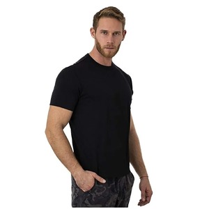 Otoño invierno camiseta hombres precio bajo manga larga Camisetas masculinas Slims cuello redondo ropa sólida camiseta calle casual Jersey de algodón - Product Image 2