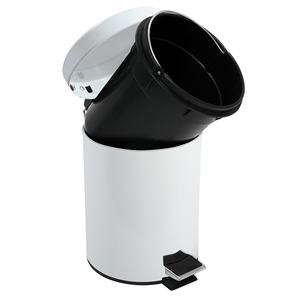 Contenedor de basura de 3 litros con pedal, fabricado en acero MSV, 16.5 x 25 cm - Product Image 5