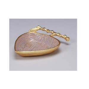 Vente chaude, design moderne, plateau de service en forme de feuille pour la décoration de la maison, table, hôtel, restaurant en aluminium - Product Image 1