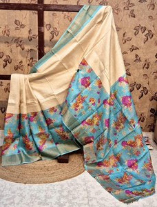 Sarees ชายแดนขนาดเล็ก kanchi ที่สวยงามกับ pallu - Product Image 6