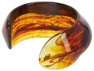 High Customized Resin Cuff for Design Fashion New Custom Design Resin Cuff Bracelet <b>Bangle</b> for Handmade Use for Selling - Product Image 3