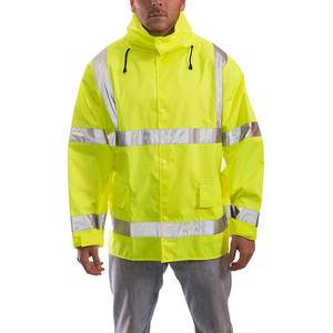 Venta al por mayor 2024 llegada Hi Vis chaqueta de ropa de trabajo impermeable reflectante con capucha adjunta y múltiples bolsillos a la venta a granel - Product Image 1