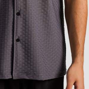 Camisas Casuales con Botones para Hombre GAI Essential, 100% Algodón Popelina, Transpirables, Cuello Cubano, Estilo Occidental, Talla 6XL Disponible en Gris - Product Image 6