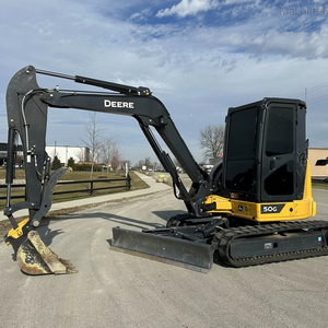 Mini excavadora duradera de 50G con motor diésel confiable, maquinaria de construcción compacta, disponible ahora en stock. - Product Image 1