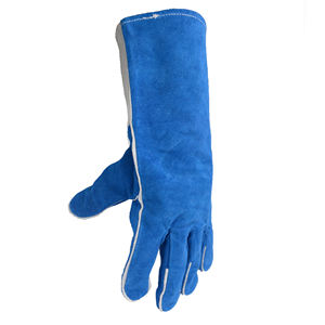 Guantes de Soldadura de Cuero Resistentes al Calor/Fuego y a Productos Químicos de 16 Pulgadas, Texturizados, Resistentes a Desgarros en Toda la Superficie, Transpirables y de Seguridad - Product Image 5