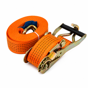 Long Distance Transport Ratchet Tie Down Strap Polyester 50mm 5000kg Abrasion Resistant for <b>Cargo</b> Lashing Factory Supply - Product Image 6