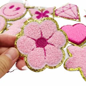 Parches bordados de letras de animales de diseño personalizado de la mejor calidad, parches de letras para planchar al por mayor para ropa - Product Image 5