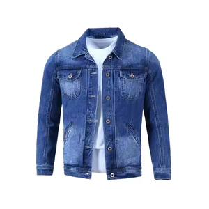 Chaquetas vaqueras para hombre de último estilo superventas, venta al por mayor, 100% algodón, moda callejera - Product Image 4