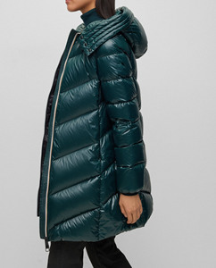 Veste d'hiver chaude imperméable, coupe-vent et respirante pour femme, avec col et manches amovibles, qualité supérieure, en coton matelassé. - Product Image 6