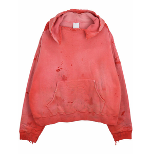 Venta al por mayor mujeres sólido blanco Cómodo Sudaderas con capucha desgastadas Adultos Uso transpirable Sudadera con capucha desgastada - Product Image 6