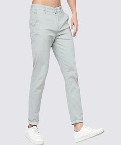 Pantalon décontracté pour homme, léger, en toile de coton et élasthanne, respirant, avec logo personnalisé, été/hiver, vente chaude - Product Image 3
