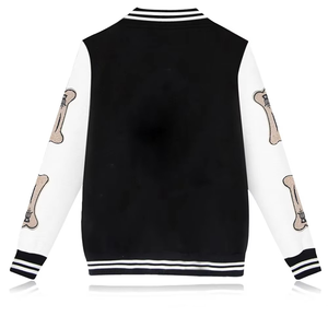 Chaqueta Universitaria de Invierno de Lona de Alta Calidad, Unisex, con Capucha, Cuello Alto, Logotipo Frontal, Servicio OEM - Product Image 3