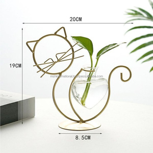 Fer ligne Table Vases à fleurs décoration nordique maison métal porte-plante Vase à fleurs pour la décoration intérieure - Product Image 1