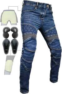 Jeans de moto classiques pour hommes Vêtements de sport de qualité supérieure pour la moto Équipement de protection pour le tourisme et les excursions - Product Image 4