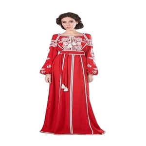Nouvelle robe décontractée imprimer femmes Multi Patch travail coton tissu Boho robe pour femmes GC-AP-282 disponible à des prix de gros - Product Image 1