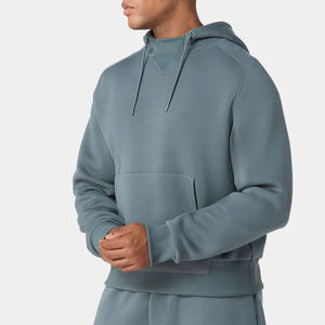 Envío Rápido Sudadera con Capucha Extra Grande de Invierno 100% Algodón Grueso Sin Cordón Impresión Digital Tinte Liso 2026 - Product Image 1