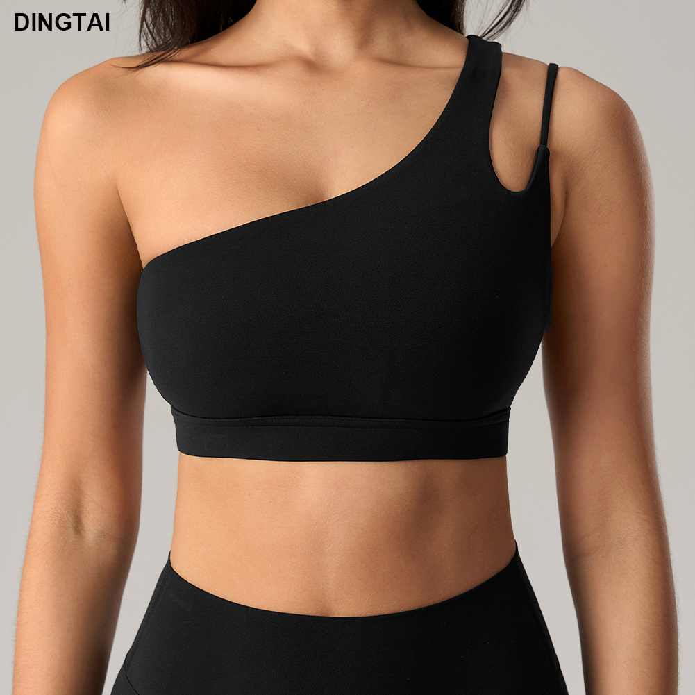 Women's Fitness Sports Bra Quick Dry Lightweight Padded Soft Stretch Breathable Four-Way Spandex Yoga Sports