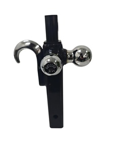 Support de remorque Yopay à trois boules avec crochet, crochet de remorquage tactique, attache de remorque à 3 boules pour camion, tailles 1-7/8 ", 2 " et 2-5/16 ", compatible avec les attaches de 2 pouces H - Product Image 1