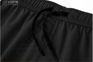 Shorts de sport pour homme, écologiques, imperméables, à séchage rapide, décontractés, pour la salle de sport, streetwear, respirants, taille élastique, motif uni - Product Image 4