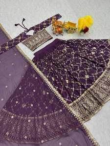 Ropa de boda de diseñador Lehenga Choli y Dupatta - Product Image 2