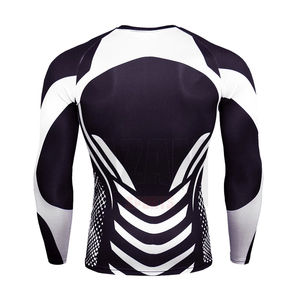 2024 Usine Vente Directe Personnaliser Fitness Sublimé Personnalisé Rashguard Recadrée Rash Guard Hommes vêtements de sport rash guards - Product Image 2