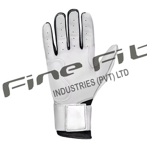Gants de frappe de baseball en cuir d'agneau haute performance pour enfants Gants en tissu de maille d'entraînement sportif pour jeunes confortables personnalisés - Product Image 4