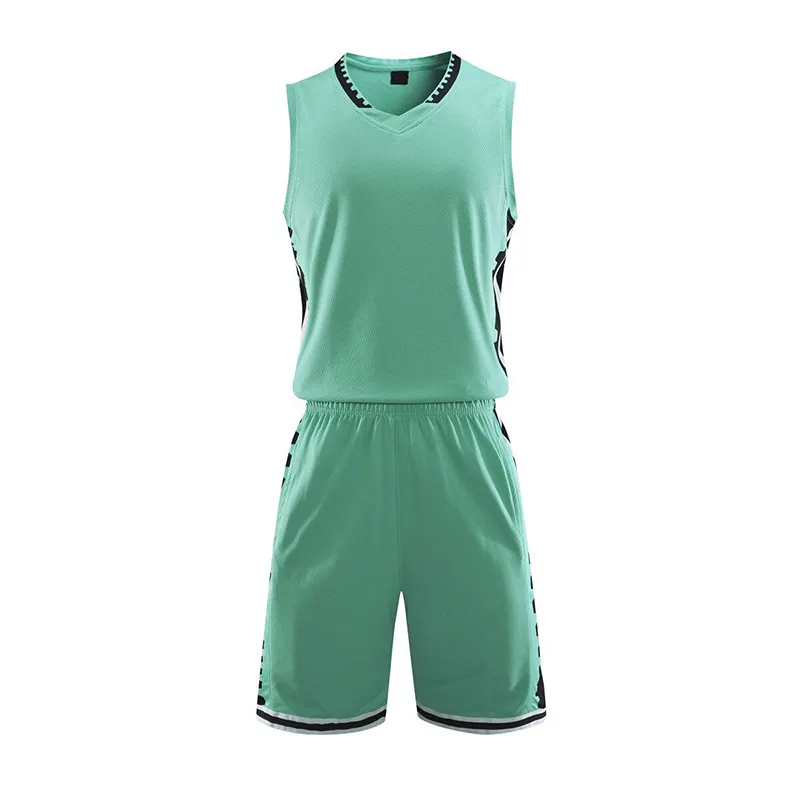 Effen Aangepaste Kleur Private Label Low Moq Basketbal Uniform Groothandelsprijs Duurzaam In Voorraad Basketbal Kleding Uniformen