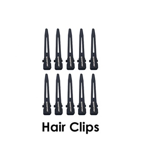 Pinces à cheveux professionnelles en acier pour extensions capillaires de salon, pinces de coiffage antidérapantes par GEMSTONE ENTERPRISES - Product Image 2