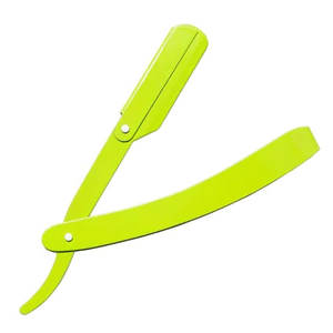 Maquinilla de afeitar Plegable ligera de alta calidad, barberos, fácil manejo, logotipo de colores personalizados, afeitadora de Bikini de una sola hoja, mango de plástico - Product Image 1