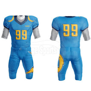 Quantité minimale de commande bas Taille adulte Uniforme de football américain Équipe de haute qualité Ensemble d'uniformes de football américain Maillot de football américain personnalisé - Product Image 1