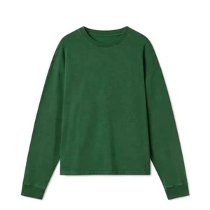 Sudaderas de punto con cuello redondo de algodón 100%, sudaderas con capucha de talla grande para hombre con forro polar de invierno de alta calidad - Product Image 1