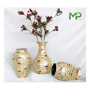 Vases en coquille naturelle de haute qualité pour la décoration intérieure en gros fabriqués en usine au Vietnam Pots de fleurs et jardinières - Product Image 5