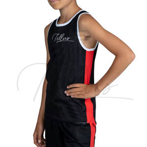 Uniformes de Baloncesto Estampados Más Vendidos, Servicio OEM, Secado Rápido, Transpirables, Conjuntos Personalizados con Color y Logotipo para Niños - Product Image 4