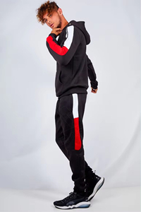 Nouvel arrivage de survêtements de football pour hommes personnalisés ensemble de survêtements de jogging uni zippé en polaire à logo pour hommes sweats à capuche - Product Image 5