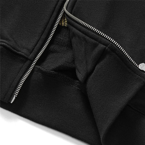 Sudaderas con cremallera para hombre French Terry personalizadas de alta calidad, forro polar de algodón de calidad para el invierno, sudaderas con cremallera personalizables OEM - Product Image 6