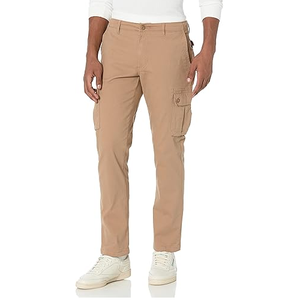 Pantalon utilitaire tactique de haute qualité pour hommes coupe ample Cargo multi-poches pantalon d'extérieur tissu de toile droite-pour le printemps automne - Product Image 1