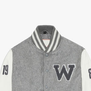 MAXFIT APPAREL Chaqueta Varsity de Invierno para Hombre, Estilo Casual Urbano, Oversize, 100% Algodón Canvas, Cierre con Botones Cubiertos, Forro Polar Cortavientos - Product Image 6