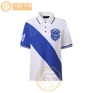 Camiseta de mujer Zeta Phi Beta al por mayor ropa de hermandad Jersey de algodón Polo transpirable de alta calidad ropa griega de mujer - Product Image 4