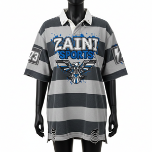 Men Tracksuit Premium <b>Fabric</b> 280 GSM Polyester Cotton Blend <b>Grey</b> Panel Design Sublimation Custom Logo moisture wicking - Product Image 1