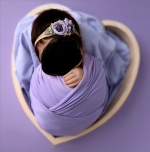 เป็นมิตรกับสิ่งแวดล้อมทําด้วยมือทารกแรกเกิดการถ่ายภาพรูปหัวใจสีขาว Props เด็กถ่ายภาพ Props - Product Image 5