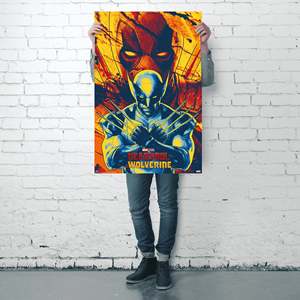 Marvel Studios Modern Style <b>Poster</b> for Deadpool & Wolverine 3 Made of Durable Paper for Wall Decor - Product Image 4