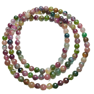 Unisex Seven-Color Tourmaline Multi-loop <b>Bracelet</b> Bulk Deal Wholesale Natural <b>Crystal</b> Fashion Accessory for Men and Women - Product Image 5