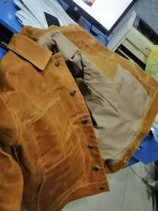 Chaqueta encerada de lona Chaqueta de moto Chaquetas de hombre de lona de algodón de moda - Product Image 2