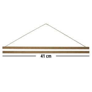 Pair of 41cm Magnetic <b>Poster</b> Strip with MDF Natural Hooks & Rails Product Category - Product Image 5