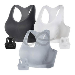 Soutien-gorge de fitness rembourré sans couture pour femmes Yoga Gym Workouts Fitness Activities - Product Image 1