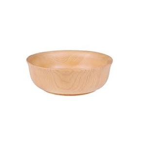 Wholesale Factory Price Custom Logo Acacia Wood Eco-Friendly Modern Design Salad Bowl Handmade Natural Solid Wooden Serving Bowl - Product Image 3